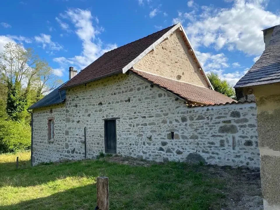 Façades d'immeubles historiques en pierre calcaire claire et grès sombre, architecture urbaine française traditionnelle